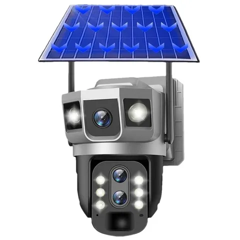 WiFi/4G Solar Cam – HD Lens, PIR Sensor, Night Vision, Waterproof