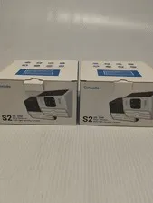 NEW 2 PACK Cinnado S2 2K 3MP Solar Wireless Wall Light Security Camera FREE SHIP