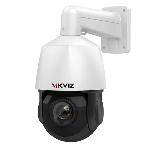 4K PTZ PoE IP Camera Outdoor Auto Tracking with 18X Optical Zoom, Human/Vehic...
