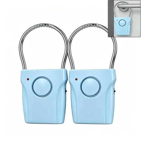2 Pack Door Handle Alarm with Vibration Sensor