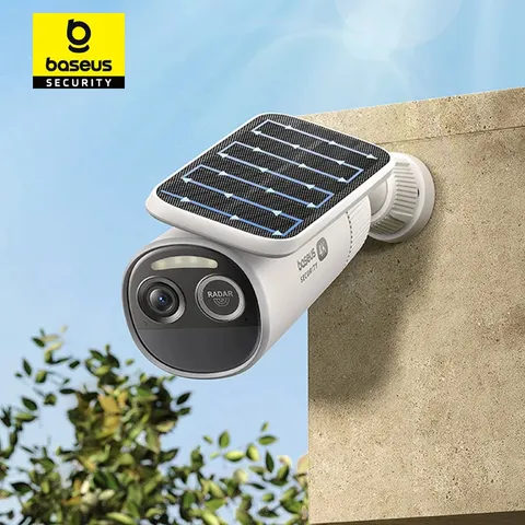 Baseus Security S2 4K Solar Outdoor Camera WiFi Wireless IP67 Face ID 145°FOV
