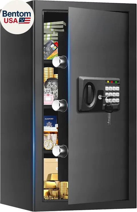 6.1 Cuft Large Fireproof Safe for Documents, Digital Security Personal Safety Bo