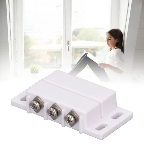 2 Sets Magnetic Reed Switch NO NC Wired Surface Mounted Magnetic Contact Switch