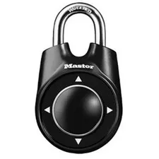 Master Lock Resettable Combo Speed Dial Asst Colors Red Assorted 