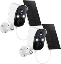 Security Cameras Wireless Outdoor,2K Solar Camera Wireless for Home, 2.4GHz WiFi
