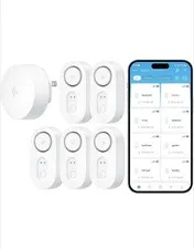 GoveeLife Upgraded Smart Water Leak Detector 1s with High Alarm, 5 Pack1804ft