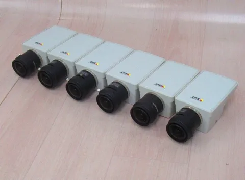 Axis Communications M1103 2.8 MM PoE Wired Network Security Camera 6-Camera Set