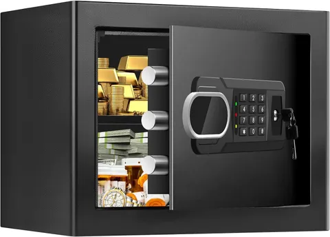 Fireproof Safe Box with Digital Keypad for Home Security, 1.3 Cu Ft