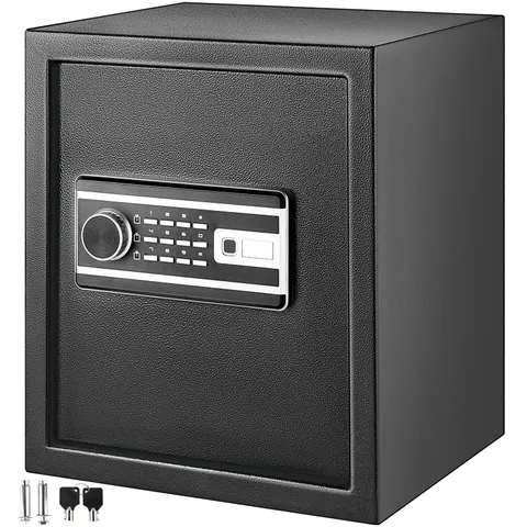 Uimoso Safe Box Lock Security 1.7 Cubic Feet Digital Safe Key Lock Home Office