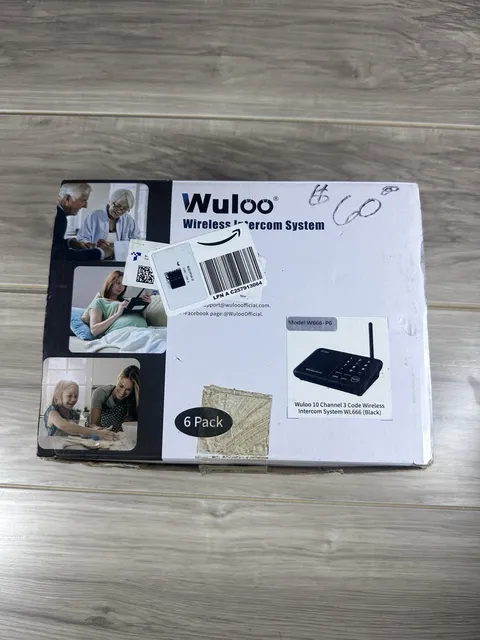 Wuloo Wireless Intercom System for Home Office, 6 Pack, WL666, 1 mile range OB40