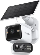 Tapo 2K Dual Lens Pan/Tilt Security Battery Camera W/Solar, C645D KIT | 165° Wid