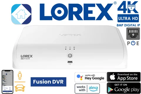 Lorex N910A61 NVR 4K+ Ultra HD 12MP 16 Camera Capable 8 Wired + 8 Fusion Smart⭐️