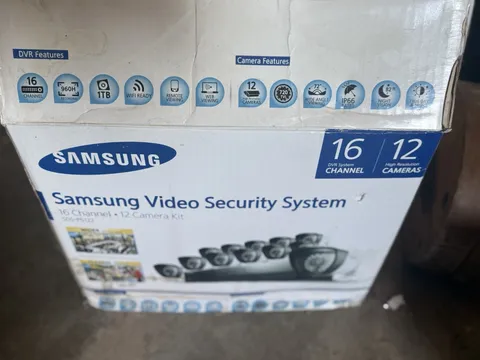 Samsung Video Security System SDS-P5122 16 Channel 12 Camera Kit MISSING PARTS