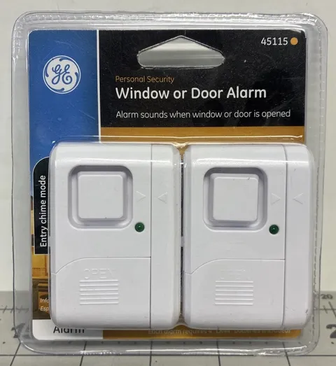 Door Alarm GE Personal Security Window Or Door Alarm Pack 45115 NIP NEW SEALED