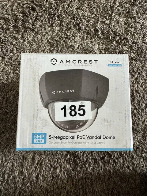 Amcrest 5MP Outdoor PoE IP Camera,Vandal HD Security Camera 2.8MM NEW