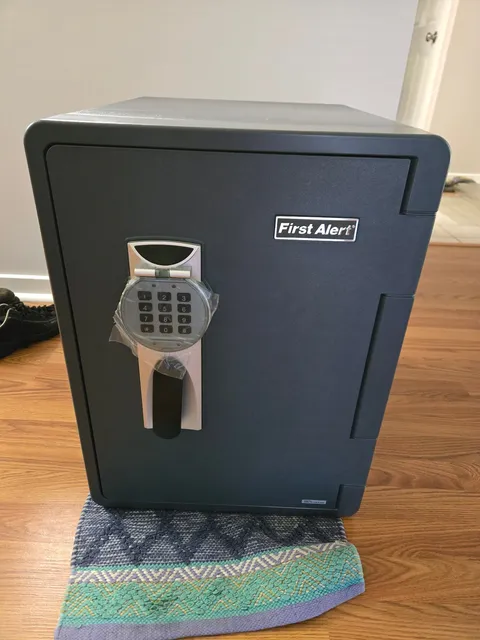 First Alert 2.1 Cu.Ft. Water, Fire and Digital Bolt-Down Safe.