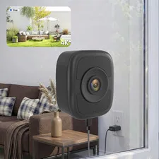 Hieasy 8MP 4K Window Camera Magnetic Mount with 32GB SD Card,5Ghz&2.4Ghz Wifi In