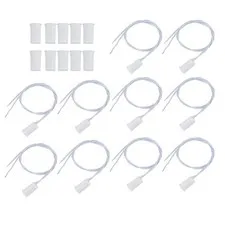 New 100 MA 10 x RC-33 Wired Door Contact Sensor Alarm Magnet Reed Switch