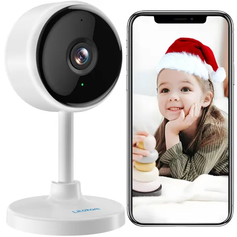 Indoor Cameras for Home Security with Night Vision, Pet Cam with Phone App, I...