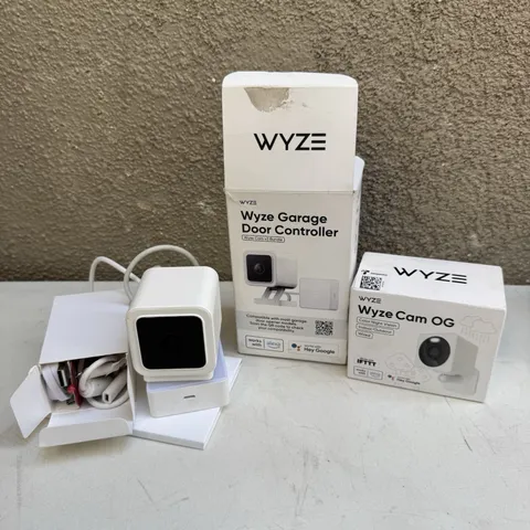 2 Pack - Wyze Cam Indoor/Outdoor OG & Garage Door Controller Security Cameras