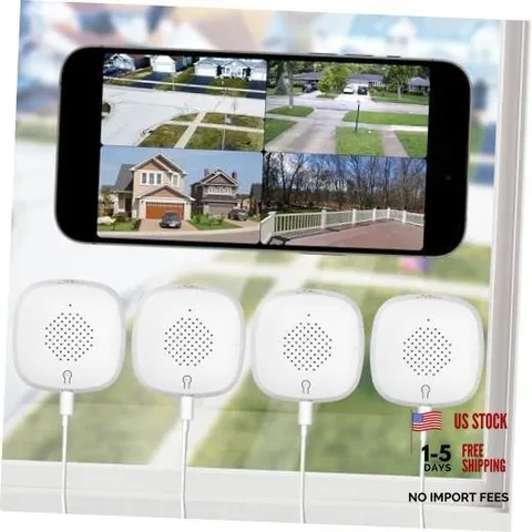 2K Window Camera,2.4GHz & 5GHz WiFi Indoor Cameras for Home Security 4 Pack