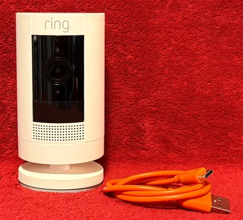 Ring 5UM7E5 Outdoor Stick Up Cam, Weather-Resistant HD Security Camera