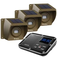 1/3 Mile Solar Driveway Alarms Wireless Long Range Home Outdoor Motion Detectors