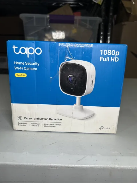 Tapo 1080P Fu HD Indoor Security Camera, Baby Monitor, Night Vision, C100