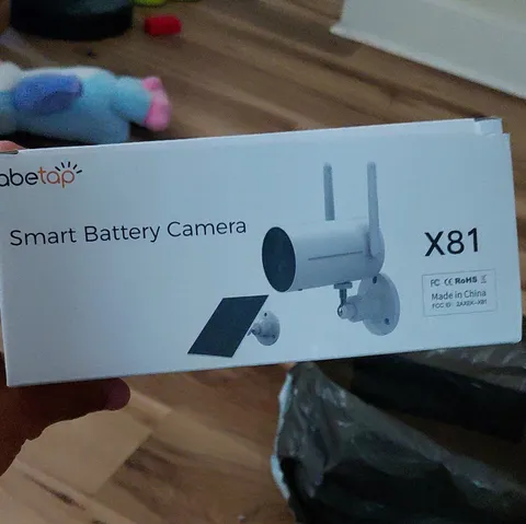 abetap X81 2K Wireless Battery IP Security Camera White Indoor/Outdoor