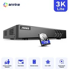 ANNKE 3K 5MP Lite 8CH HD Video Surveillance DVR 5IN1 TVI/AHD/CVI/CVBS/IPC