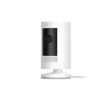 Ring Stick Up Cam Plug-In 1080p Wi-Fi Indoor/Outdoor Two-Way Audio White