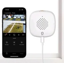 Girafit 3MP 2K Window Camera, 2.4GHz & 5GHz WiFi Indoor Cameras 1 Pack, White