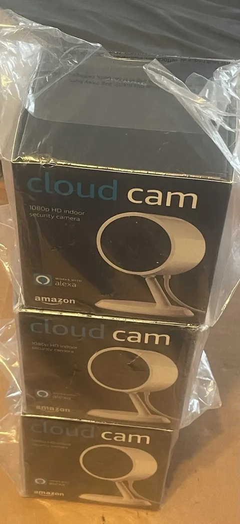 LOT OF 3 AMAZON CLOUD CAM INDOOR SECURITY CAMERA BRAND NEW