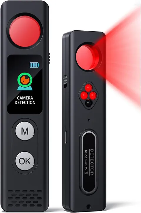 Hidden Camera Detectors, Anti-Spy Camera Finder with LED Screen Rechargeable GPS