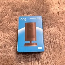 ring Wireless Outdoor Security Camera, 2K Video, Rechargeable Battery, Wid