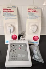 X-10 Powerhouse Personal Assistance Security System PA581 with 2 call pendants