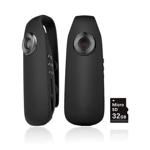 Mini Body Camera with Audio and Video Recording, HD 1080P Bodycam, Small HM82S3