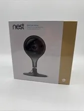Google Nest NC1102ES Cam Indoor Security Camera 1st Gen - Black - New & Sealed