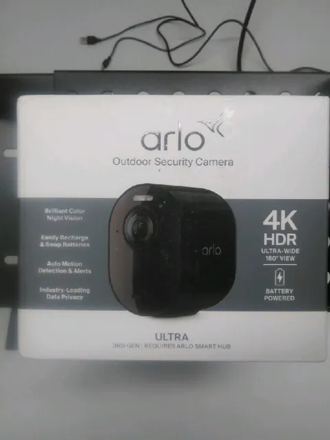 Arlo Ultra (3rd Gen) VMC5050 Add-On Security Camera Black Wireless Event Caption