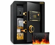 ADIMO BGX-M/D-100 Electronic Fireproof Home Office Security Safe Box Digital Loc