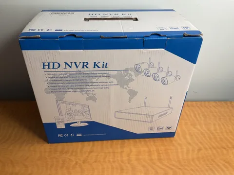 HD NVR KIT 124-21006845 4CH WIRELESS NVR KIT  4 SECURITY CAMERAS KIT 