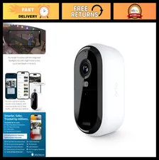 1080p HD Wireless Security Camera - Indoor/Outdoor, 2-Way Audio, Color Night Vis