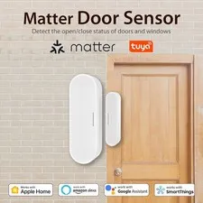 Tuya Smart Home Matter Door/Window Sensor Real-Time Notification For Apple Home