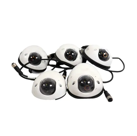LOT OF 5 UNTESTED Vivotek MD8563-EHF2 2MP Outdoor Mobile Dome IP Security Camera