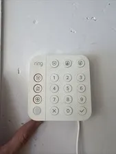 Ring Alarm Keypad (2nd Gen) Model 5AT2S7 Z-Wave Plus w/ Power Adapter Works 