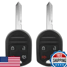Npauto 2Pcs Key Fob Replacement Fits For 2003-2017 Ford Expedition Mustang