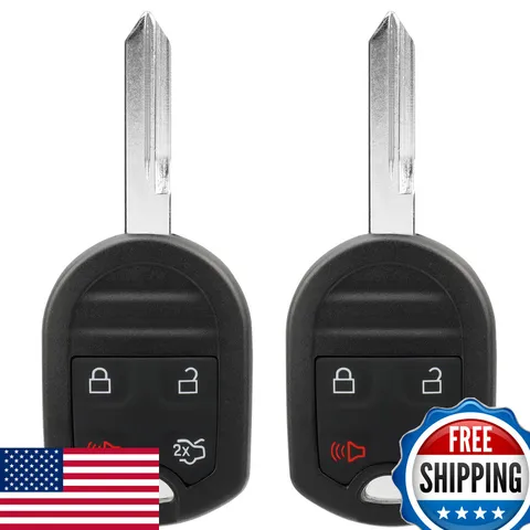 Npauto 2Pcs Key Fob Replacement Fits For 2003-2017 Ford Expedition Mustang