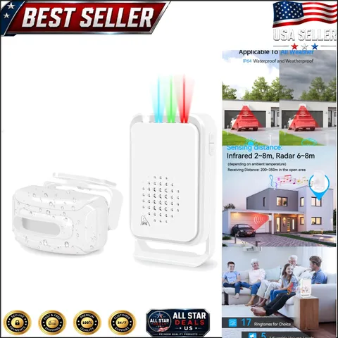 Expandable Wireless Motion Sensor Alarm - Secure Your Property Effectively