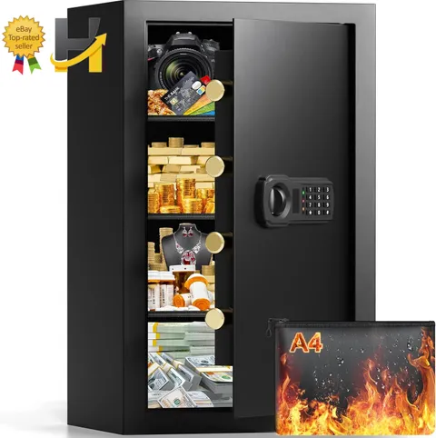 7.0 Cu Ft Large Safe Box for Home & Office 27.56"H Anti-Theft Safety Box NEW USA