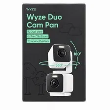 Wyze Duo Cam Pan Indoor/Outdoor IP65 2K 360° Pan/Tilt Smart Home Security Camera
